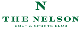 Green N above The Nelson Golf & Sports Club text logo on a light background.
